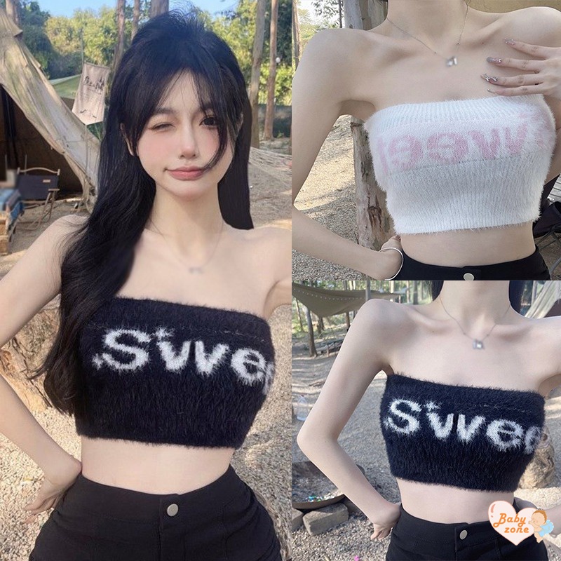 Áo Ngực Hai Dây Mùa Hè Mỏng Vừa Vặn Và Đan Len Phong Cách Hàn Quốc Cho Nữ