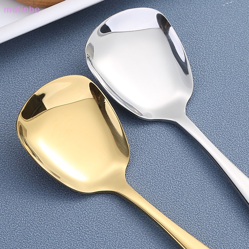 Bộ Muỗng Nĩa Lớn Bằng Thép Không Gỉ Tiện Dụng Cho Nhà Bếp