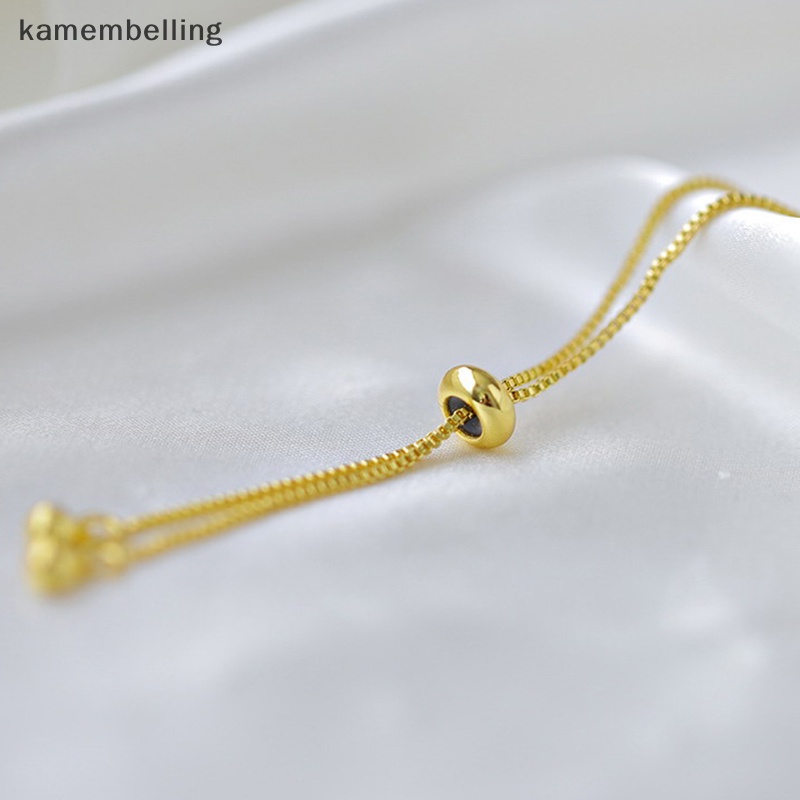 Kamembelling Vòng Tay Chuỗi Hạt Đá Opal Màu Vàng Họa Tiết Hoa Tulip Đơn Giản Thời Trang Cho Nữ