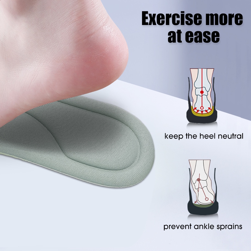 1 Cặp Đệm Lót Giày Bằng Xốp Nano Lưới Siêu Mềm Thoáng Khí Thoải Mái Có Thể Thay Thế Cho Nam Và Nữ