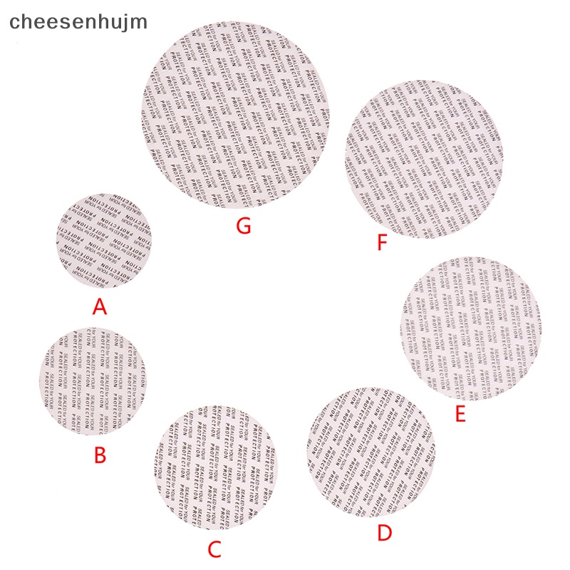 Set 100 Miếng Đệm Xốp Tự Dính Dùng Để Niêm Phong Chai Lọ Mỹ Phẩm