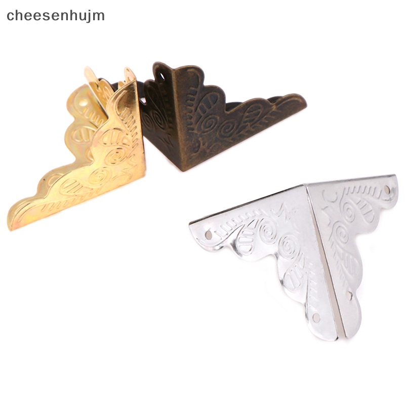 Bộ 10 Miếng Bọc Góc Hộp Trang Sức Phong Cách Cổ Điển 25X25Mm