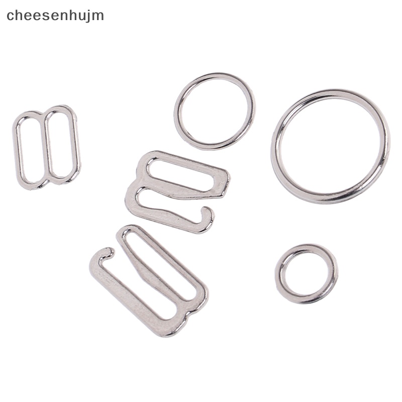 Set 100 Vòng Kim Loại Màu Bạc May Áo Ngực