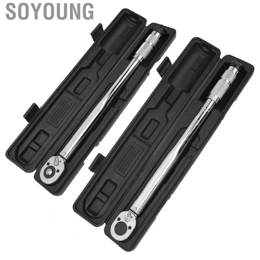 Soyoung Torque Wrench  Accurate To 4% Easy Read High Accuracy for Car Tires Engine Chassis
