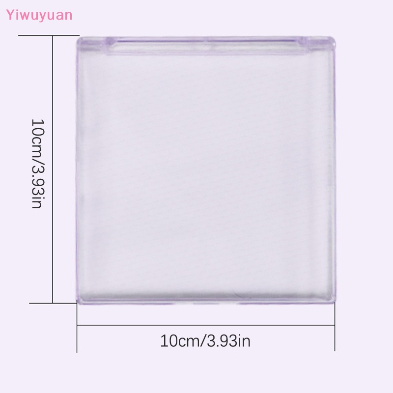 < Yiwuyuan > Hộp Rỗng PP Trong Suốt Mini Đựng Mi Giả Có Thể Tái Sử Dụng