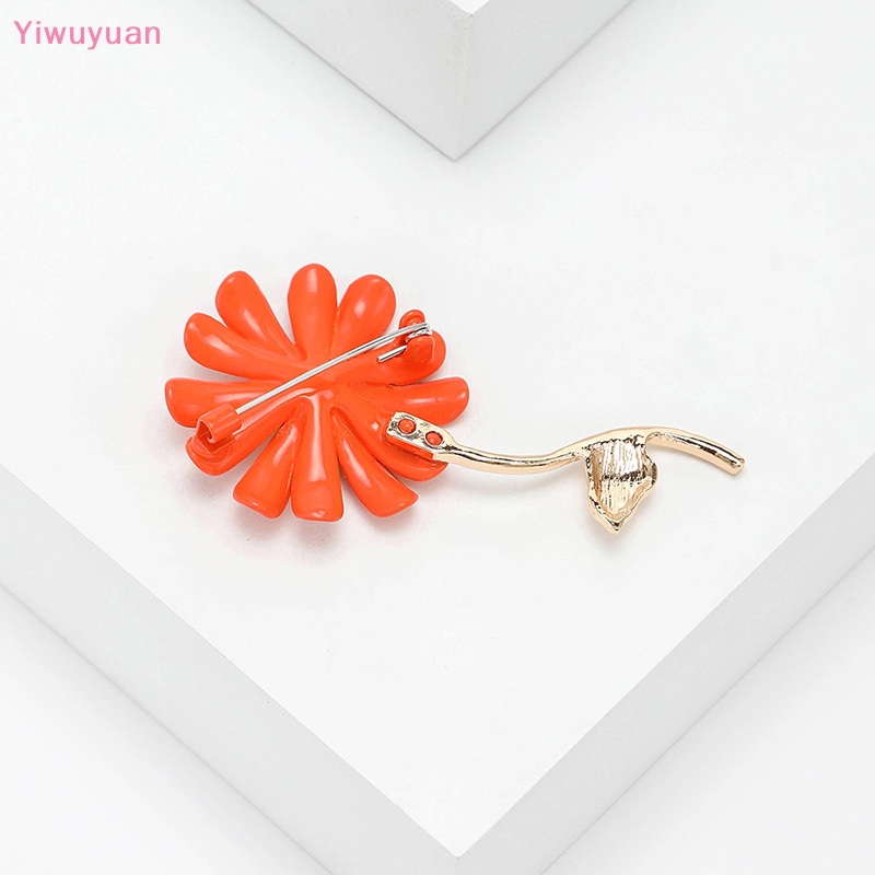 < Yiwuyuan > Ghim Cài Áo Hình Hoa Cúc Khô Sơn Dầu Thanh Lịch Dễ Phối Đồ Chống Ánh Sáng Dành Cho Nữ Dự Tiệc Mới
