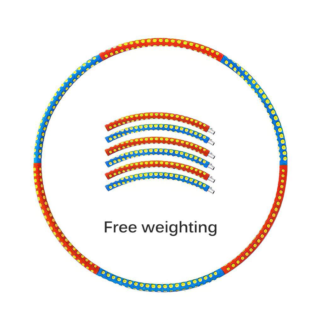Vòng Mát Xa Eo Bằng Thép Không Gỉ Hai Màu Sắc Có Thể Tháo Rời