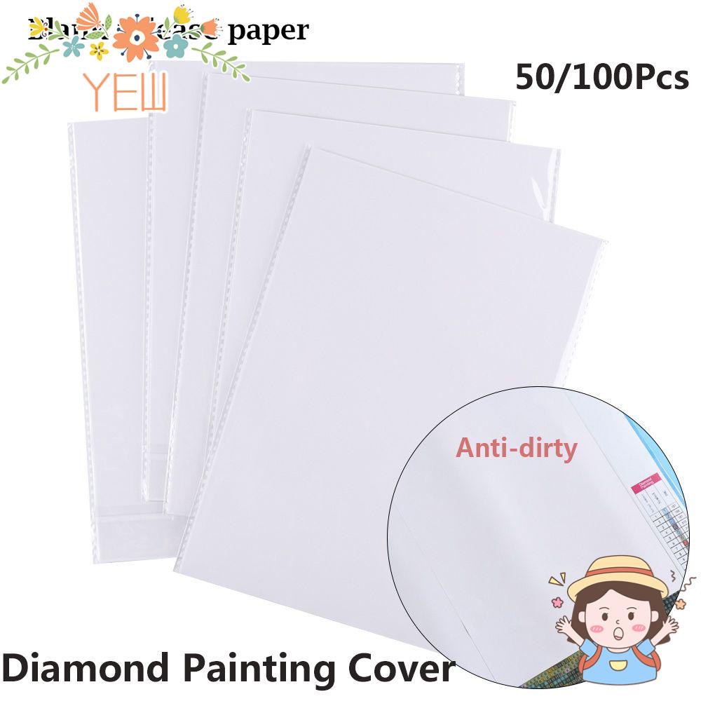 Bộ 50 / 100 Vỏ Bọc Tranh Sơn Dầu Chống Bụi Bẩn Thay Thế Tiện Dụng