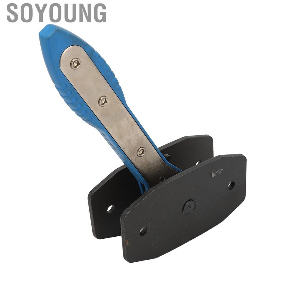 Soyoung Brake Caliper Press Tool Ratchet Wrench Spreader Tools Blue with 2 Pairs Of Plates for Most Trucks Vehicles