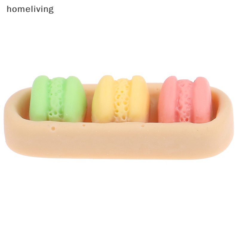Bộ 10 Bánh Quy Macaron Giả Bằng Resin Dễ Thương Trang Trí Sổ Tay DIY
