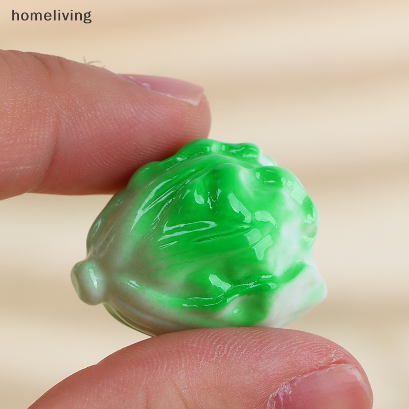 Set 2 Phụ Kiện Trang Trí Phong Cảnh diy Hình Rau Củ Quả Bằng Nhựa resin Dễ Thương