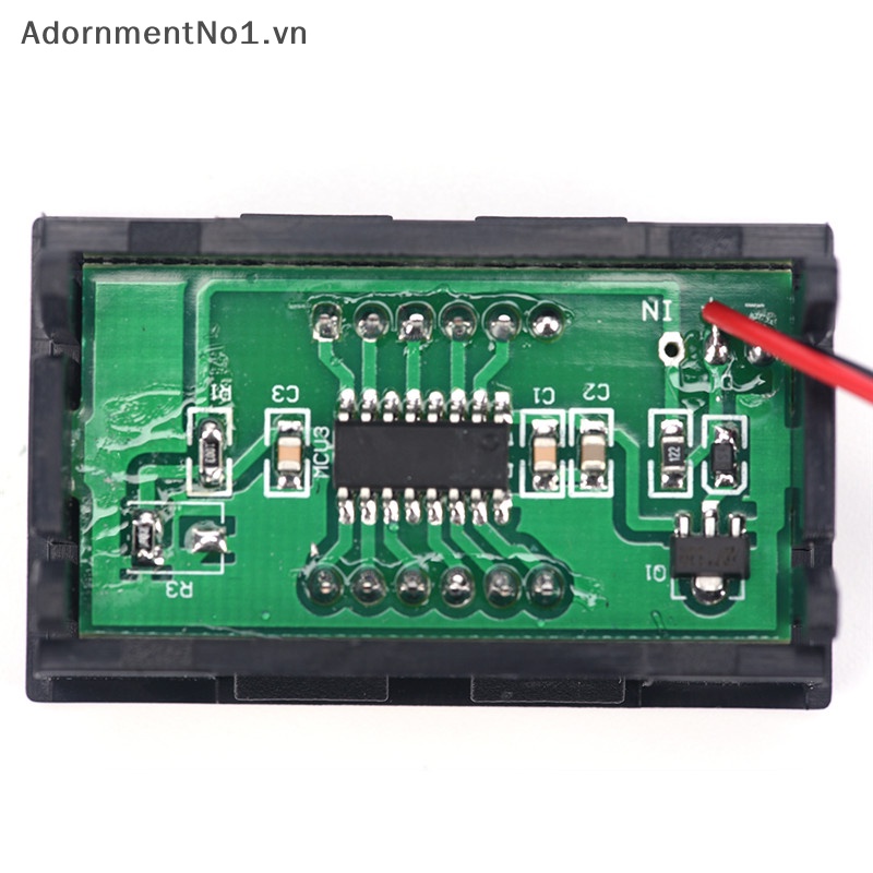 Vôn Kế Điện Tử Mini DC 0-30V Màu Đỏ LW SZUS Kỹ Thuật Số Cho Xe Hơi AdornmentNo1