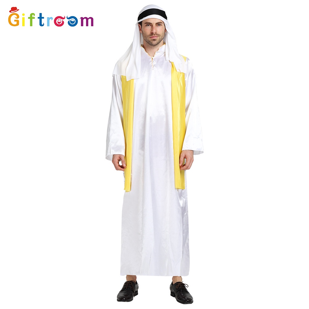 Trang Phục Hóa Trang Hoàng Tử Dubai Phong Cách Âu Mỹ Cho Nam