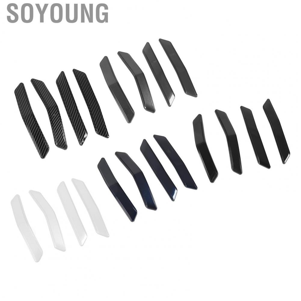 Soyoung Car Door Edge Guards  Effective Protection Front Rear Scratch Guard  for Mode Y 2021 To 2023