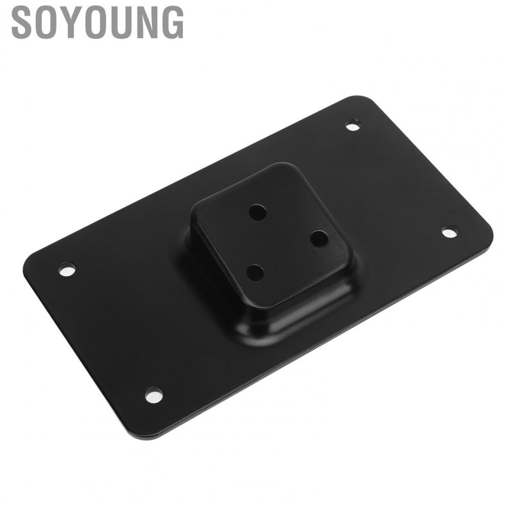 Soyoung Laydown License  Mount Easy Installation 3 Holes Mounting for Motorbike