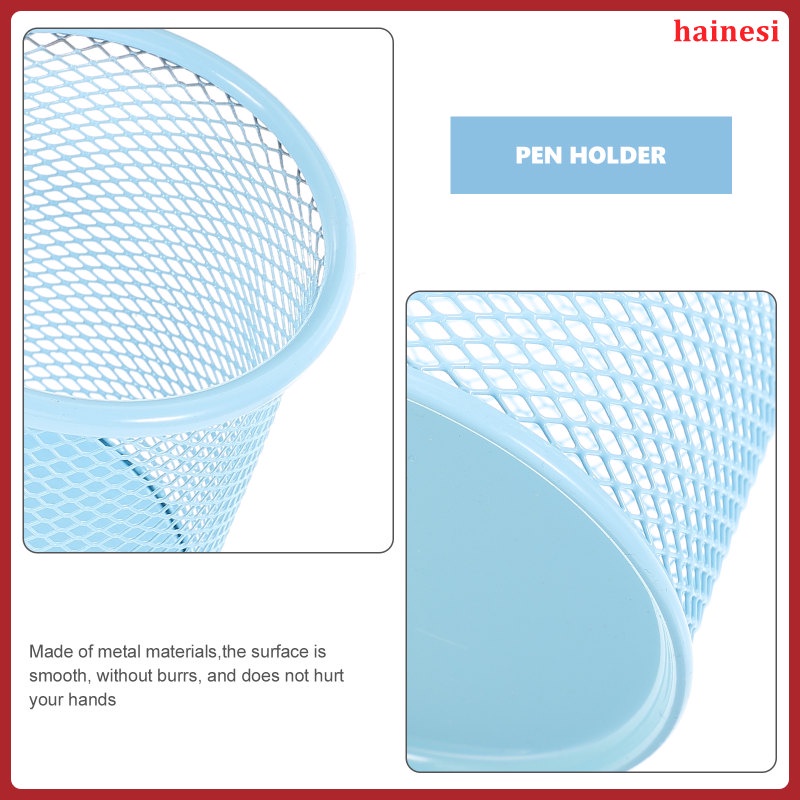 Set 3 Giá Đỡ Cọ Trang Điểm Bằng Kim Loại Tiện Dụng Cho Học Sinh / Văn Phòng