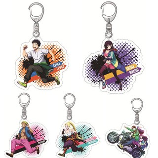2023 anime zom 100 xô danh sách các móc khóa chết vòng chìa khóa acrylic tendou akira mikazuki shizuka amerhauser beatrix ryuuzaki kenichirou hình hoạt hình quà tặng mặt dây chuyền
