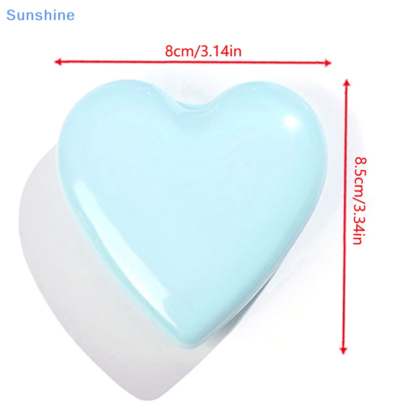 Lược Chải Tóc Mini Thiết Kế Trái Tim Có Thể Gấp Gọn Tiện Dụng