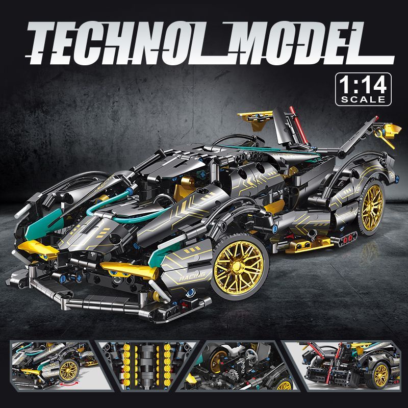 Mô Hình Lắp Ráp LEGO Xe Đua Thể Thao Lamborghini V12 Concept