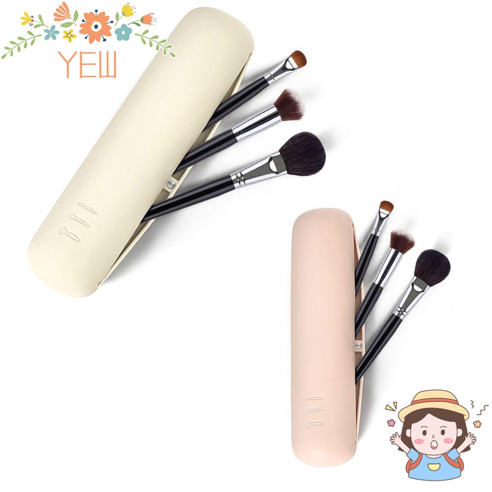 Túi Đựng Cọ Trang Điểm Bằng Silicone Tiện Dụng Mang Theo Du Lịch