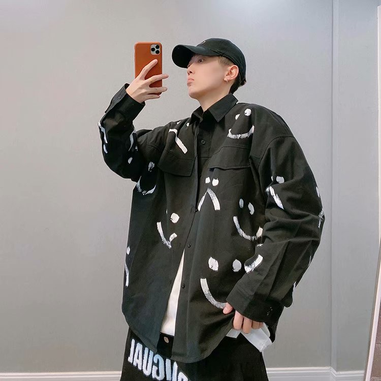 Áo Sơ Mi Cotton Dáng Rộng Màu Trắng Thiết Kế Mới Thoải Mái Thời Trang Mùa Xuân