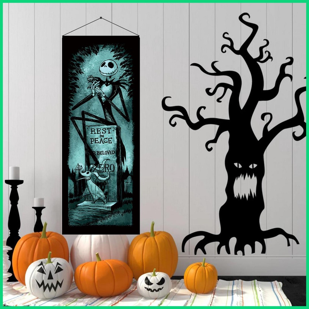 Cờ Treo In Hình Nhân Vật Phim Kinh Dị Chống Nước Tái Sử Dụng Được Cho Tiệc Halloween