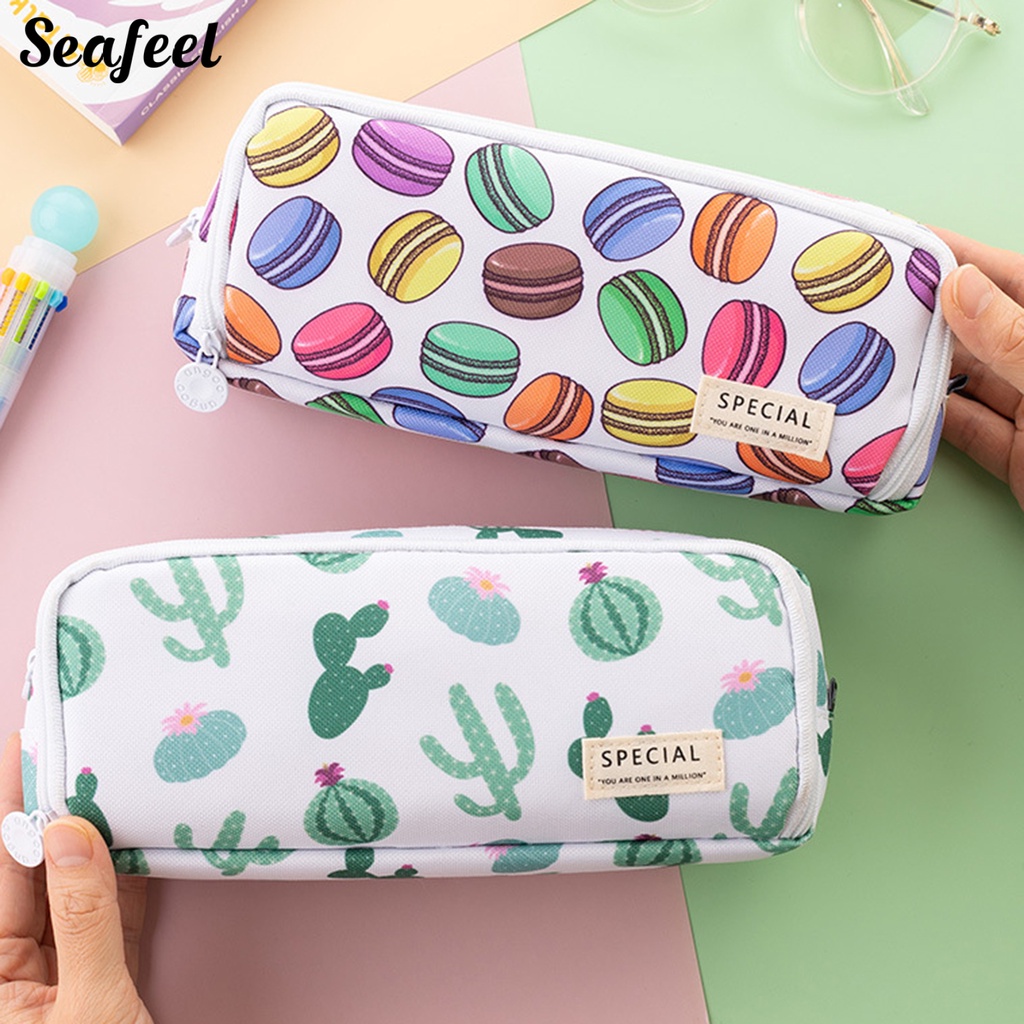 Hộp Đựng Bút Đa Năng Sức Chứa Lớn Họa Tiết Tinh Tế Phong Cách Cho Học Sinh