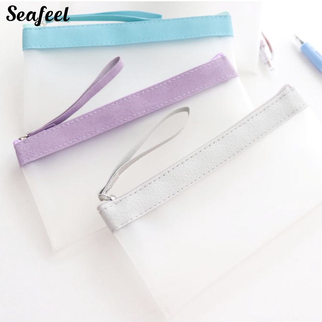 Túi Đựng Bút Chì Sức Chứa Lớn Có Khóa Kéo Tiện Dụng