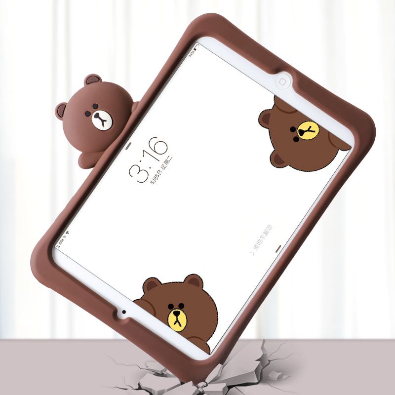 Ốp Máy Tính Bảng Bằng PC Silicone Chống Sốc Hình Hoạt Hình Cho Ipad mini 2 19 Air35 / 37cm 3 / 4