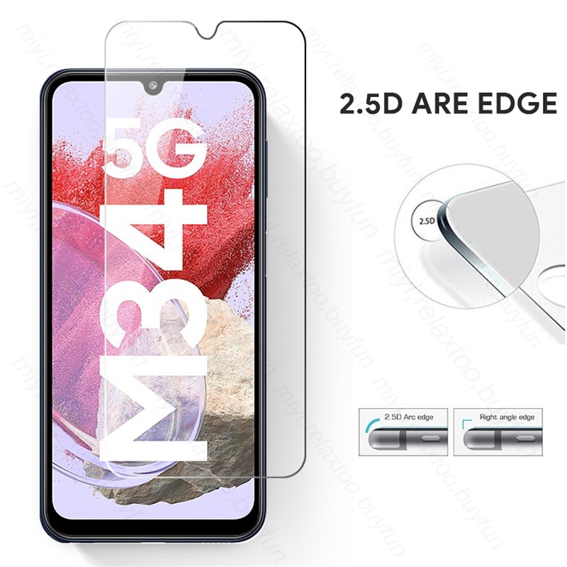 1-4 Kính Cường Lực Bảo Vệ Màn Hình Cho Samsung Galaxy M34 5G M 34 5G 2023