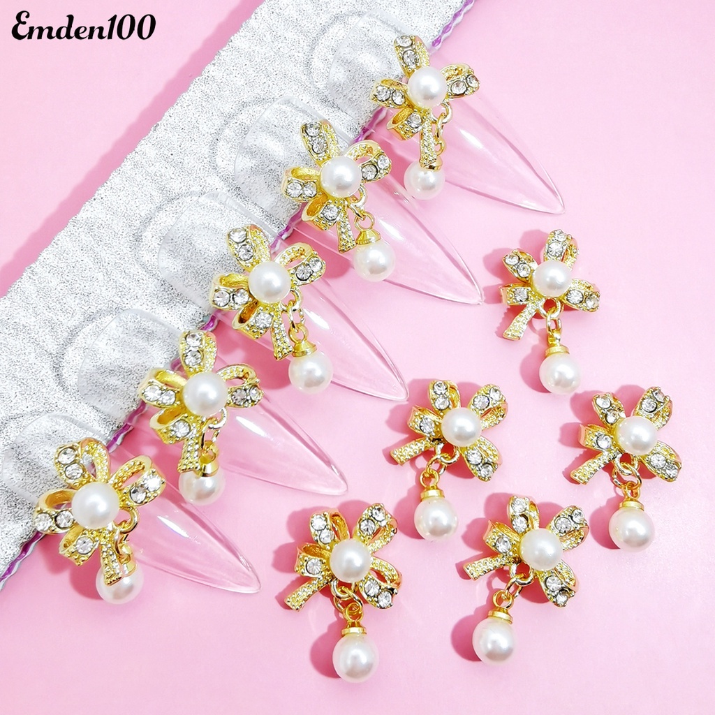 1 Túi Phụ Kiện Trang Trí Móng Tay 3D Xinh Xắn