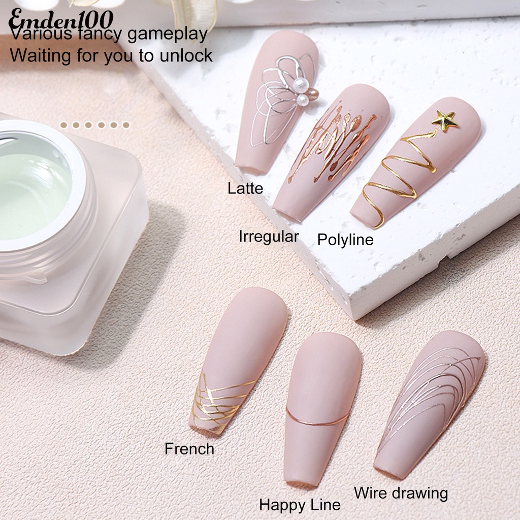 Gel Sơn Móng Tay UV LED 8g Màu Trắng