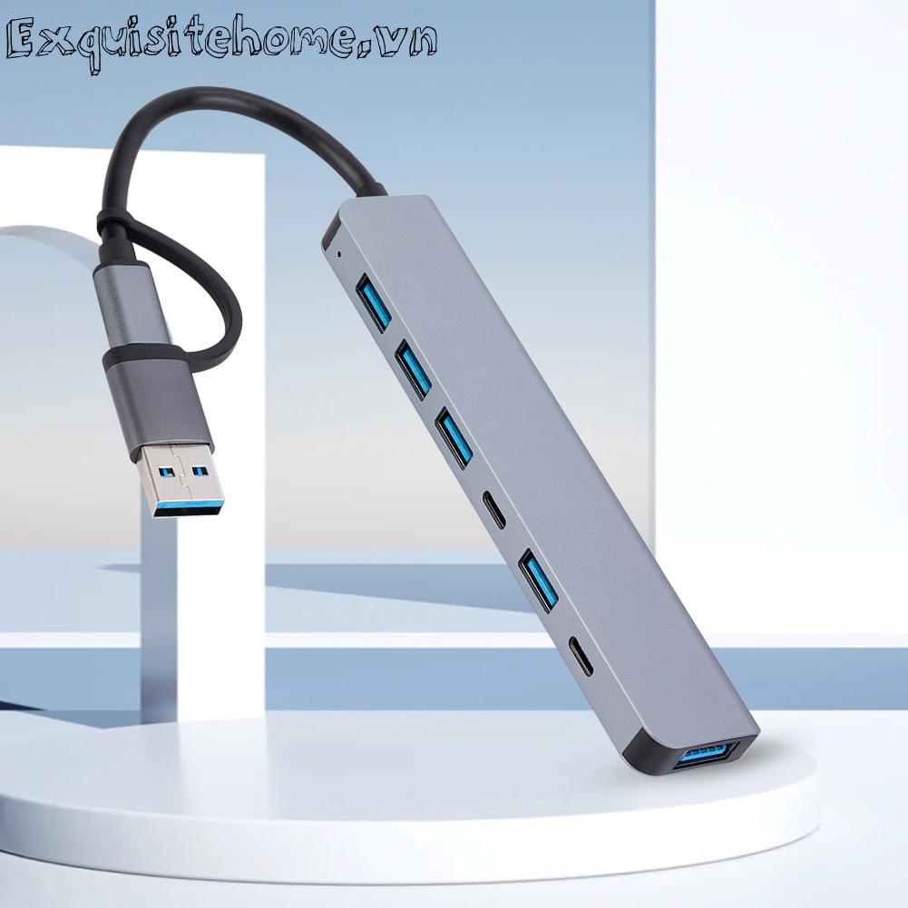Bộ Hub Chia Cổng USB Loại C Đa Năng Tiện Dụng Cho PC
