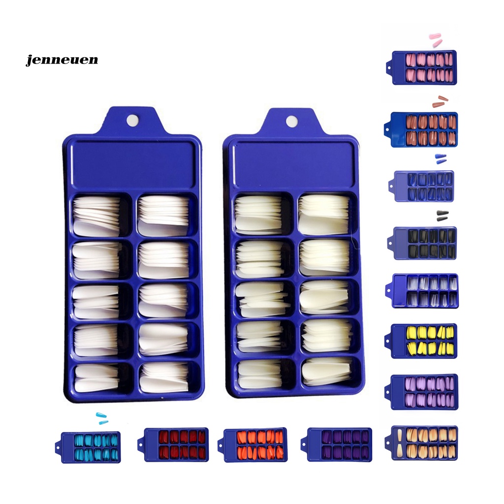 Set 100 Móng Tay Giả Trang Trí Sáng Tạo Cho Salon