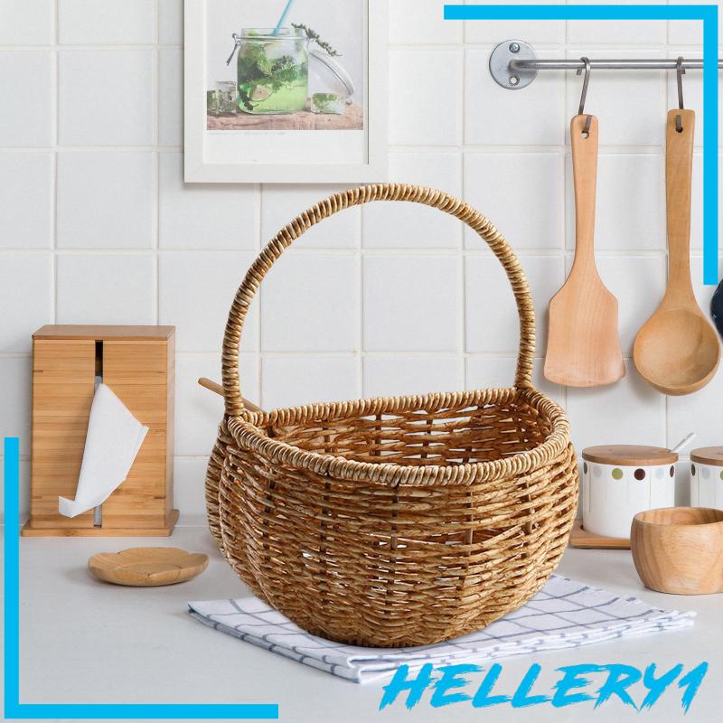 Giỏ Đựng Trái Cây Dạng Treo Có Tay Cầm Tiện Lợi Dành Cho Nhà Bếp / Phòng Tắm