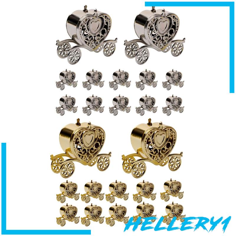 Bộ 12 Hộp Đựng Kẹo Hình Trái Tim Dùng Cho Tiệc Cưới