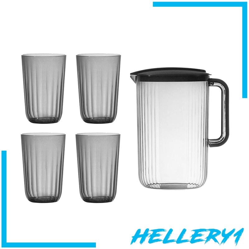 Bình Đựng Nước 4 Ngăn Dung Tích Lớn 2000ml Có Nắp Đậy Tiện Dụng