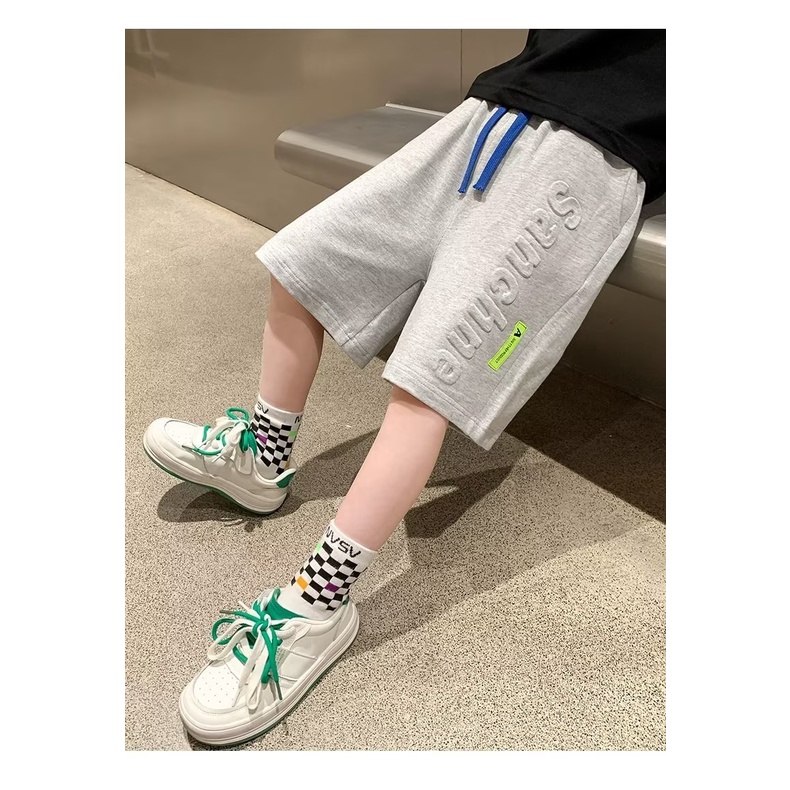 Quần Short Thể Thao Dáng Rộng Thời Trang Cho Bé Trai