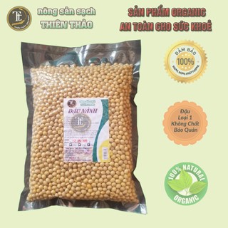 500gr đậu nành - đỗ tương làm sữa - đậu hũ mầm đậu... thiên thảo organic
