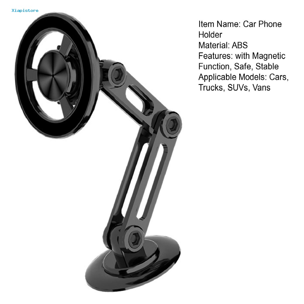 [Xiapistore] Giá Đỡ Điện Thoại Từ Tính An Toàn Gấp Lại Được Trên Xe Hơi