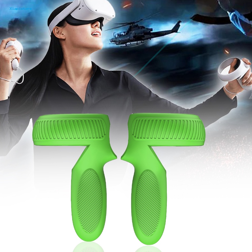 1 Cặp Đệm Bảo Vệ Da Chống Bụi Chống Mòn Có Dây Đeo Tay Dành Cho Kính Thực Tế Ảo Oculus Quest 2