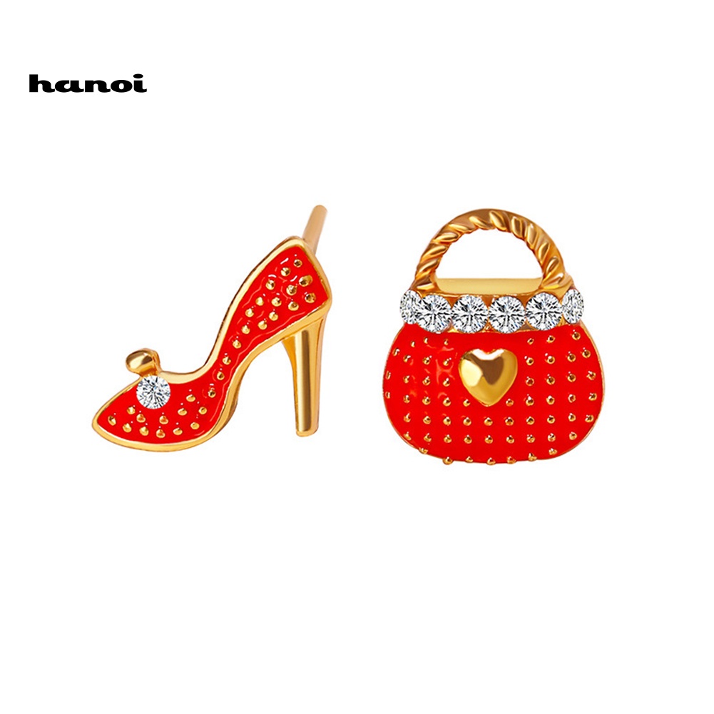 Khuyên Tai Hình Túi Xách Và Giày Cao Gót Thời Trang Dành Cho Nữ