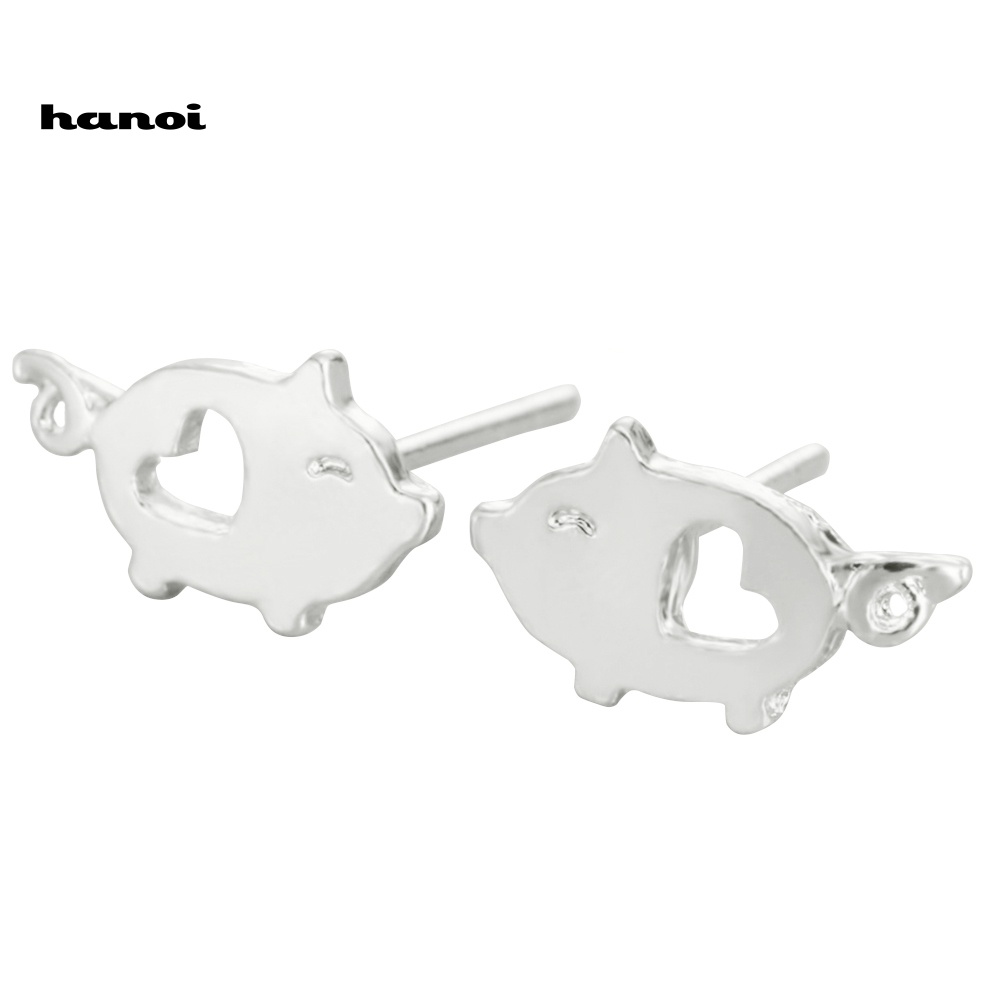 Khuyên Tai Hình Heo Hoạt Hình Xinh Xắn Dành Cho Nữ