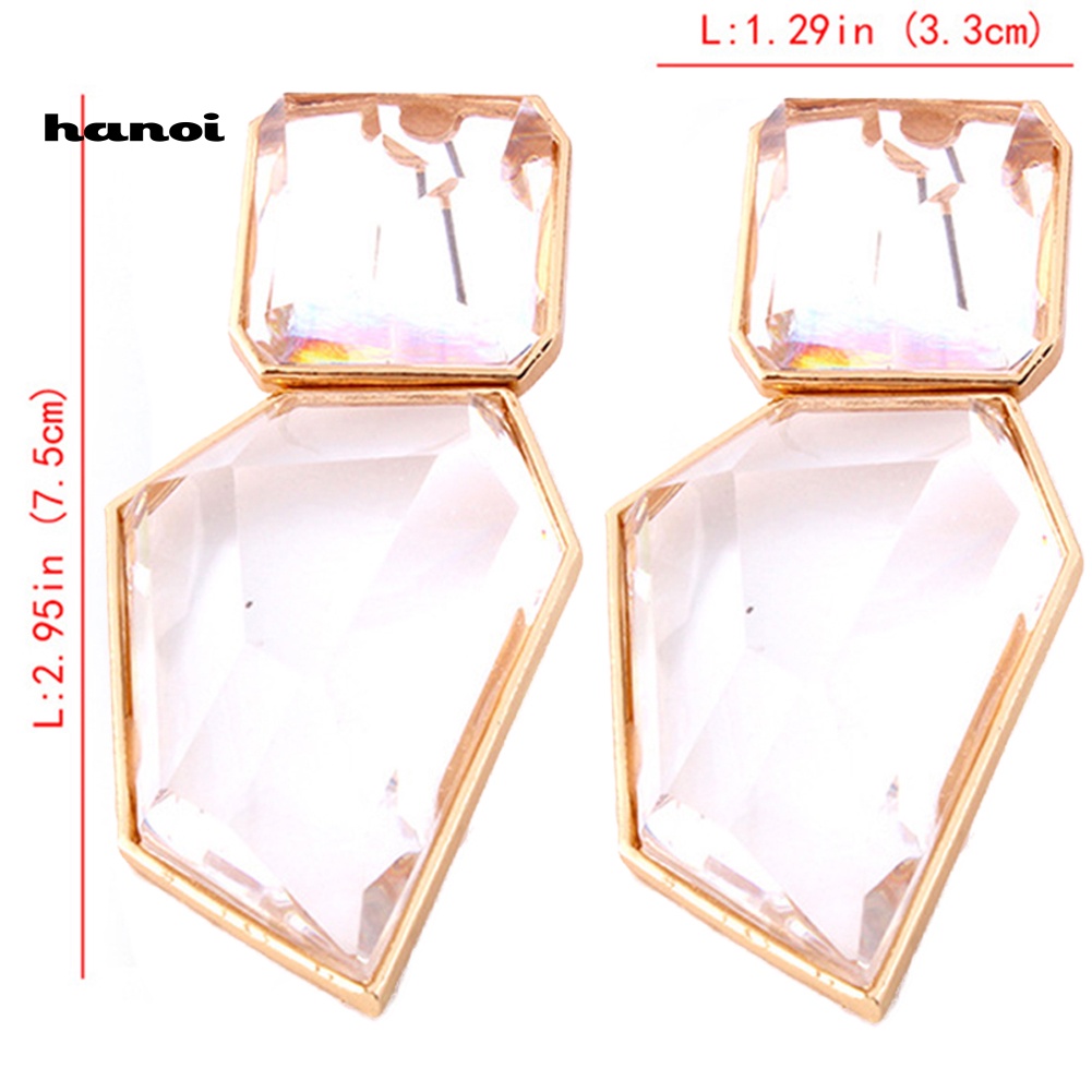 Khuyên Tai Nữ Kiểu Dáng Hình Học Thời Trang Cá Tính