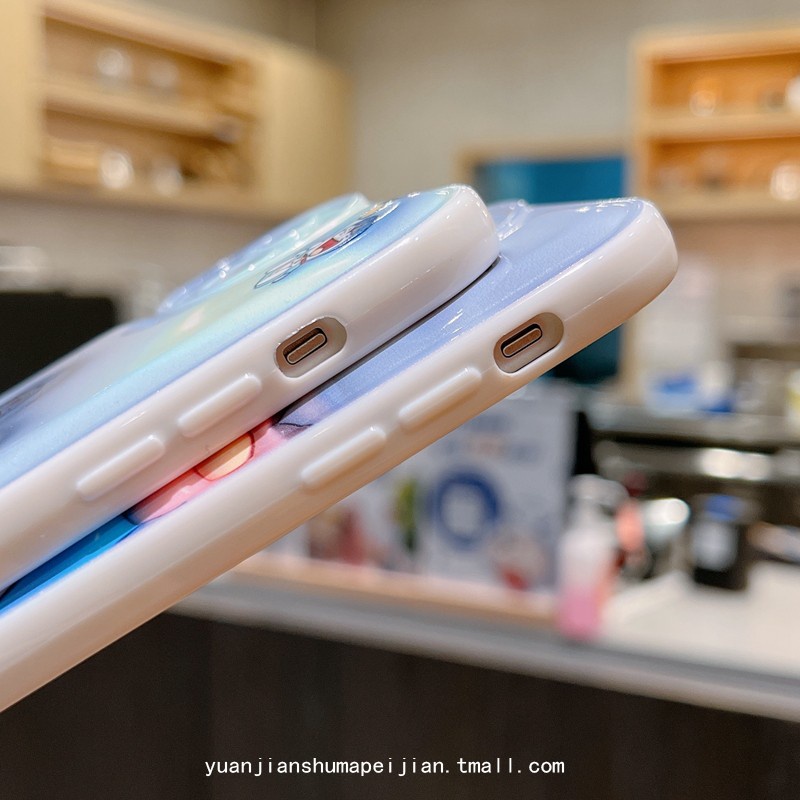Ốp Điện Thoại Mềm Chống Rơi Hình Doraemon 3D Dễ Thương Cho iPhone 14 13 12 11 Pro Xs max Mini 7 8 Plus X XR 14ProMax 13promax 12promax 11promax