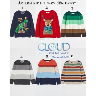 Áo len hm uk/jp/ china kids size từ 1.5-2y đến 8-10y