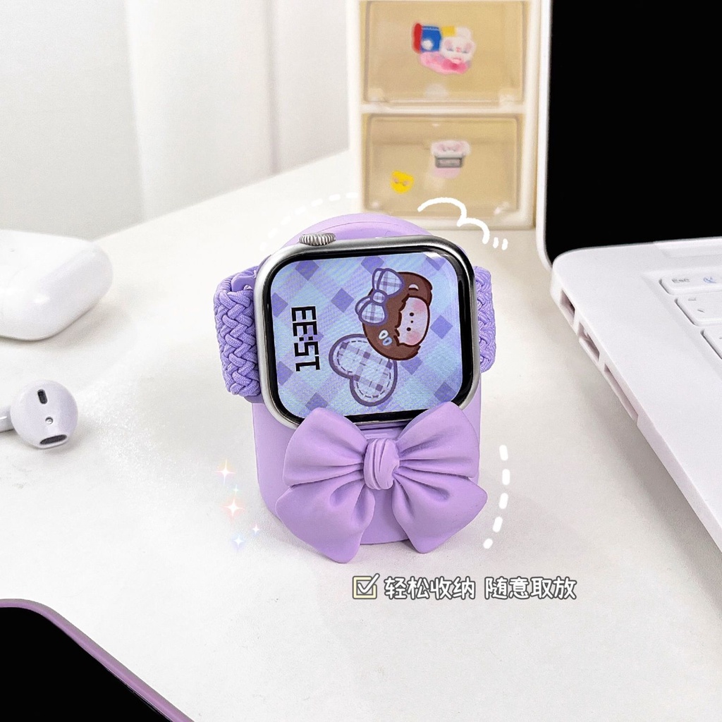 Đế Sạc Bằng Silicon Hình Trái Tim Cho Đồng Hồ Thông Minh Apple IWatch