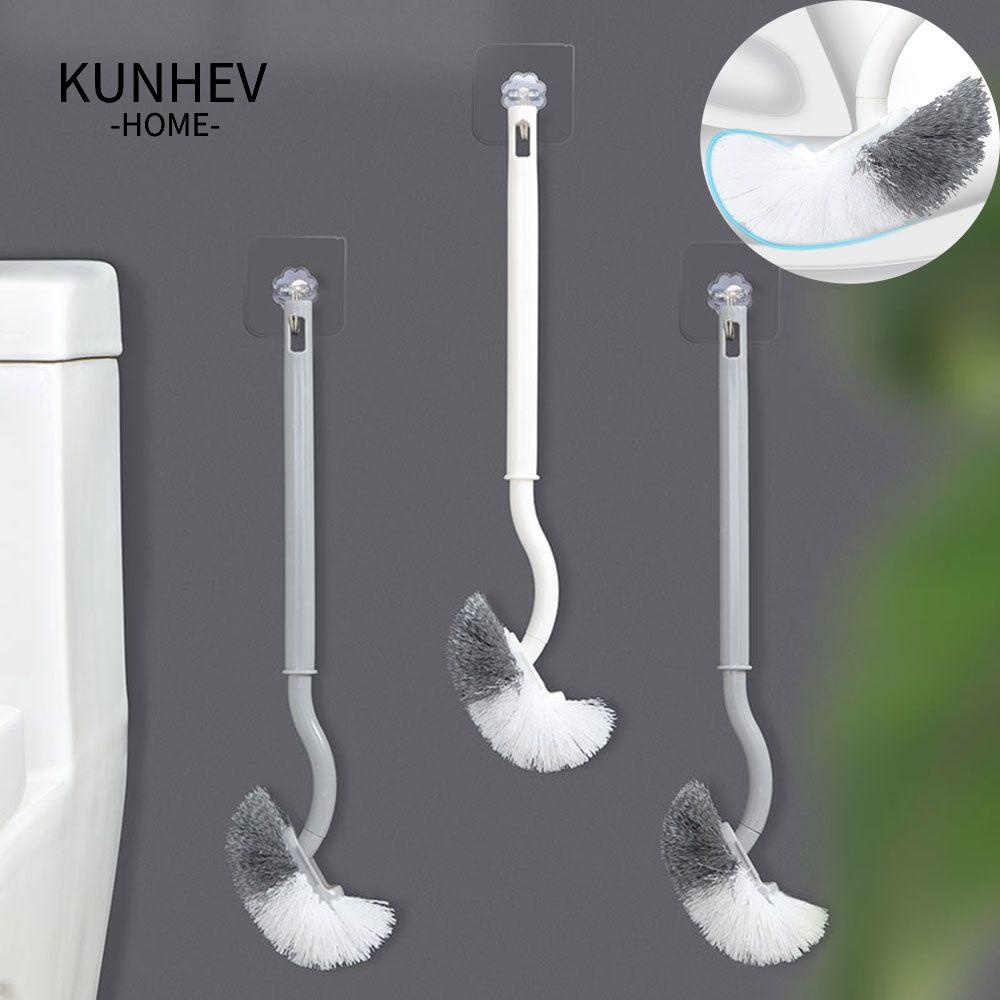 Bàn Chải Vệ Sinh Toilet Hai Mặt Cong Tiện Dụng