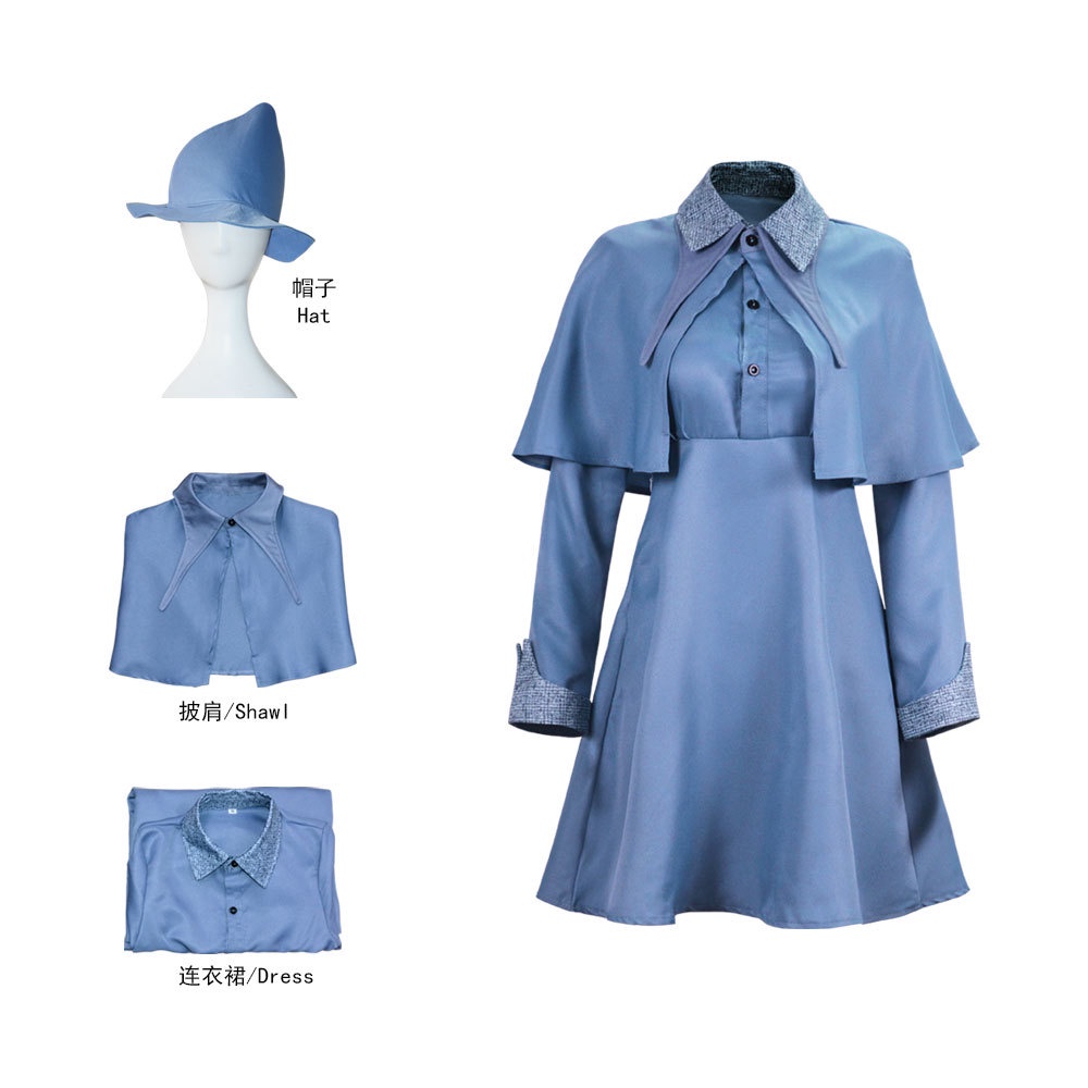 Harry potter dâm bụt dracus cos trang phục halloween cosplay busbarton đồng phục học sinh đồng phục nữ sinh