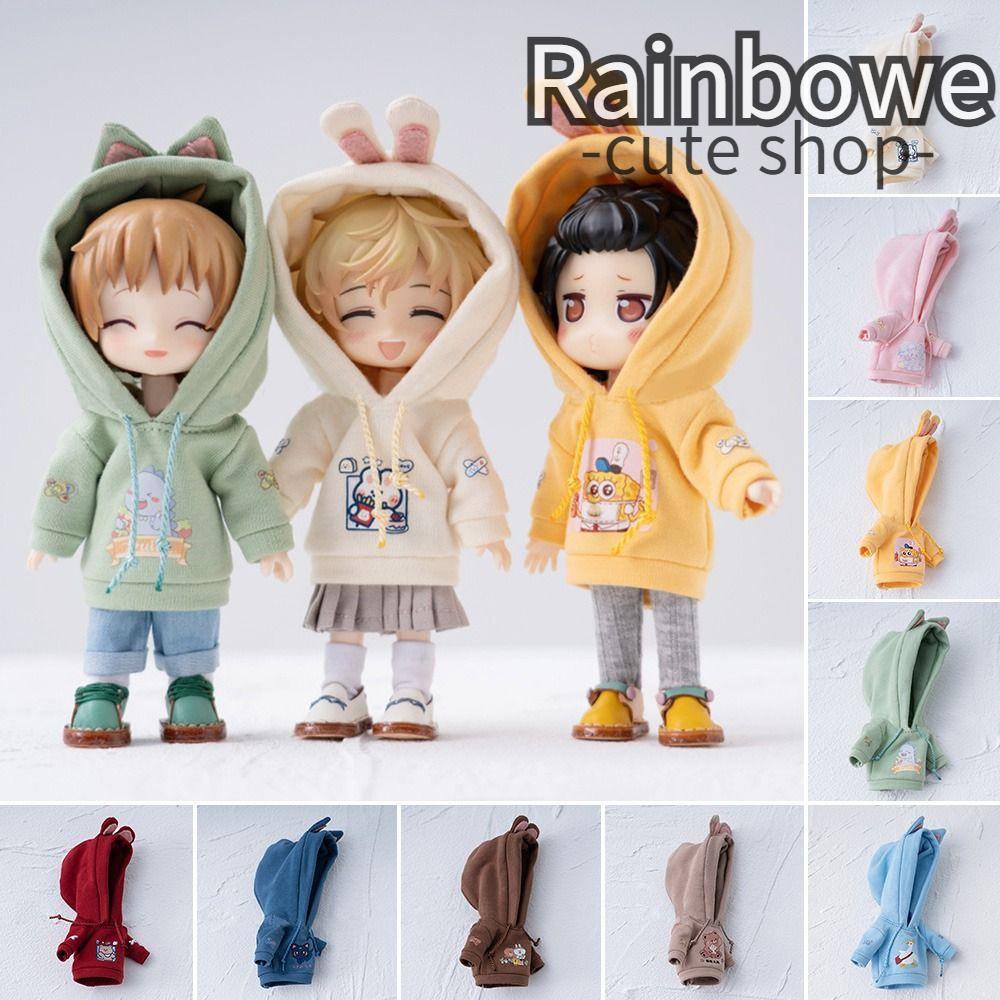 Áo Hoodies In Hình Hoạt Hình Xinh Xắn Dành Cho Búp Bê 1 / 12BJD 1 / 11 Ob11